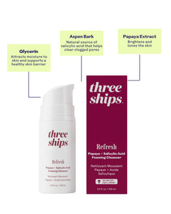 Refresh Papaya + Salicylic Acid Foaming Cleanser