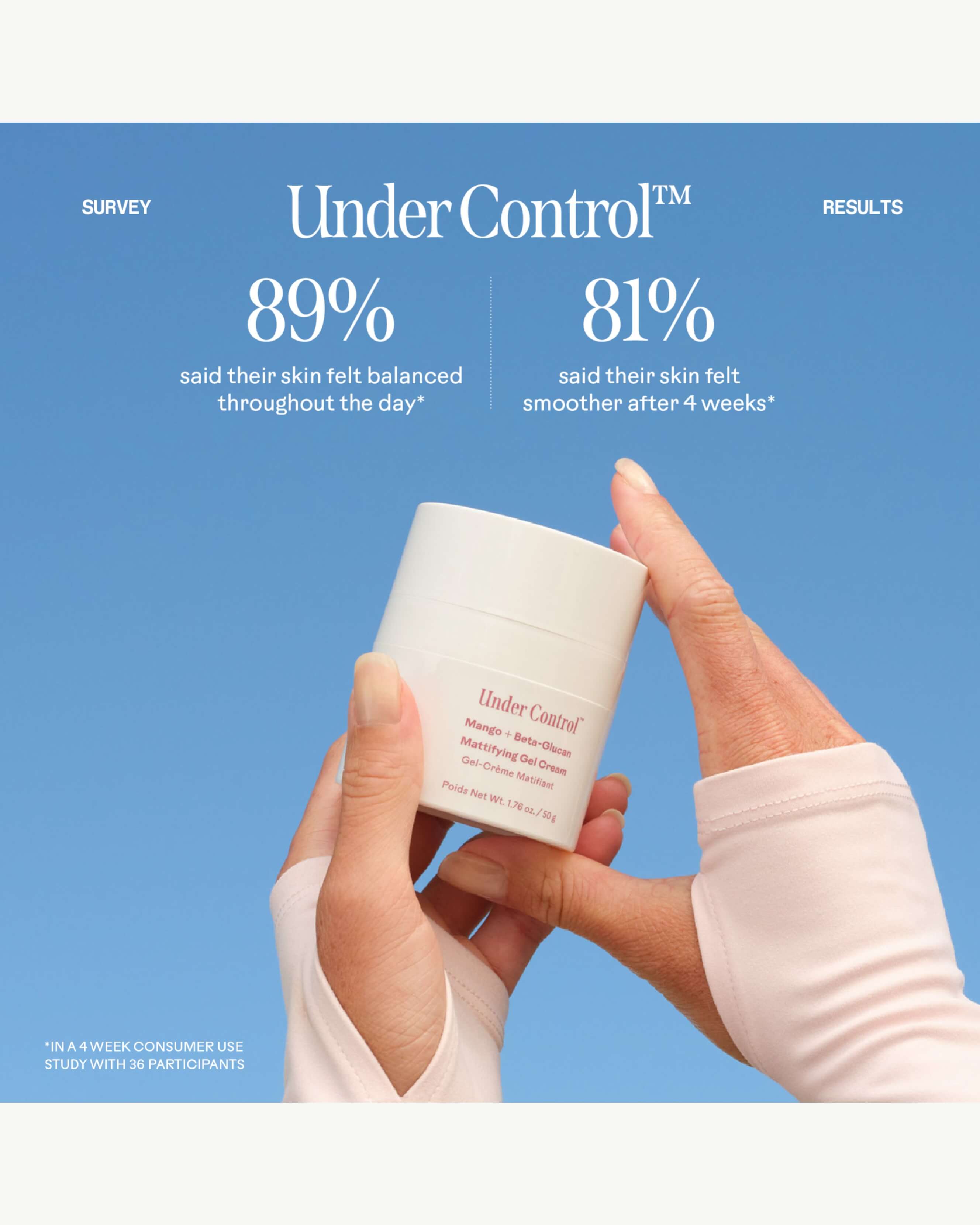 Under Control Mango + Beta-Glucan Mattifying Gel Cream