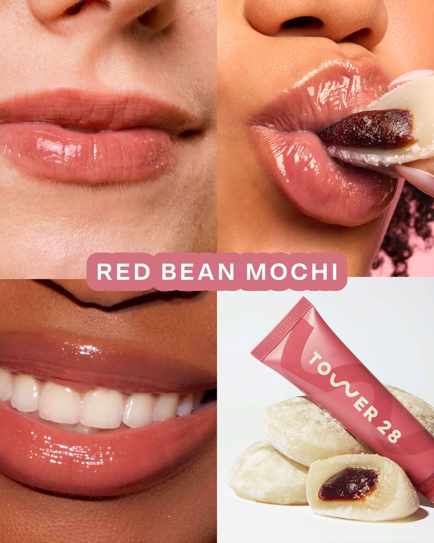 Red Bean Mochi (rosy nude)