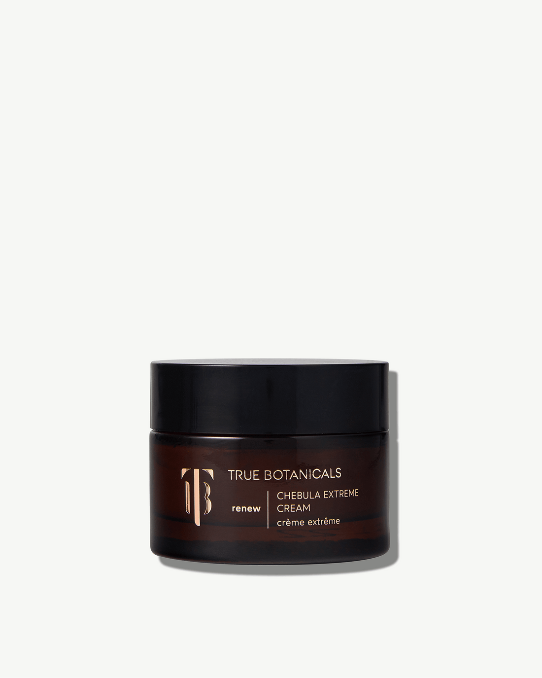 True Botanicals Chebula Extreme Cream anti-aging moisturizer, 1.7 oz glass jar
