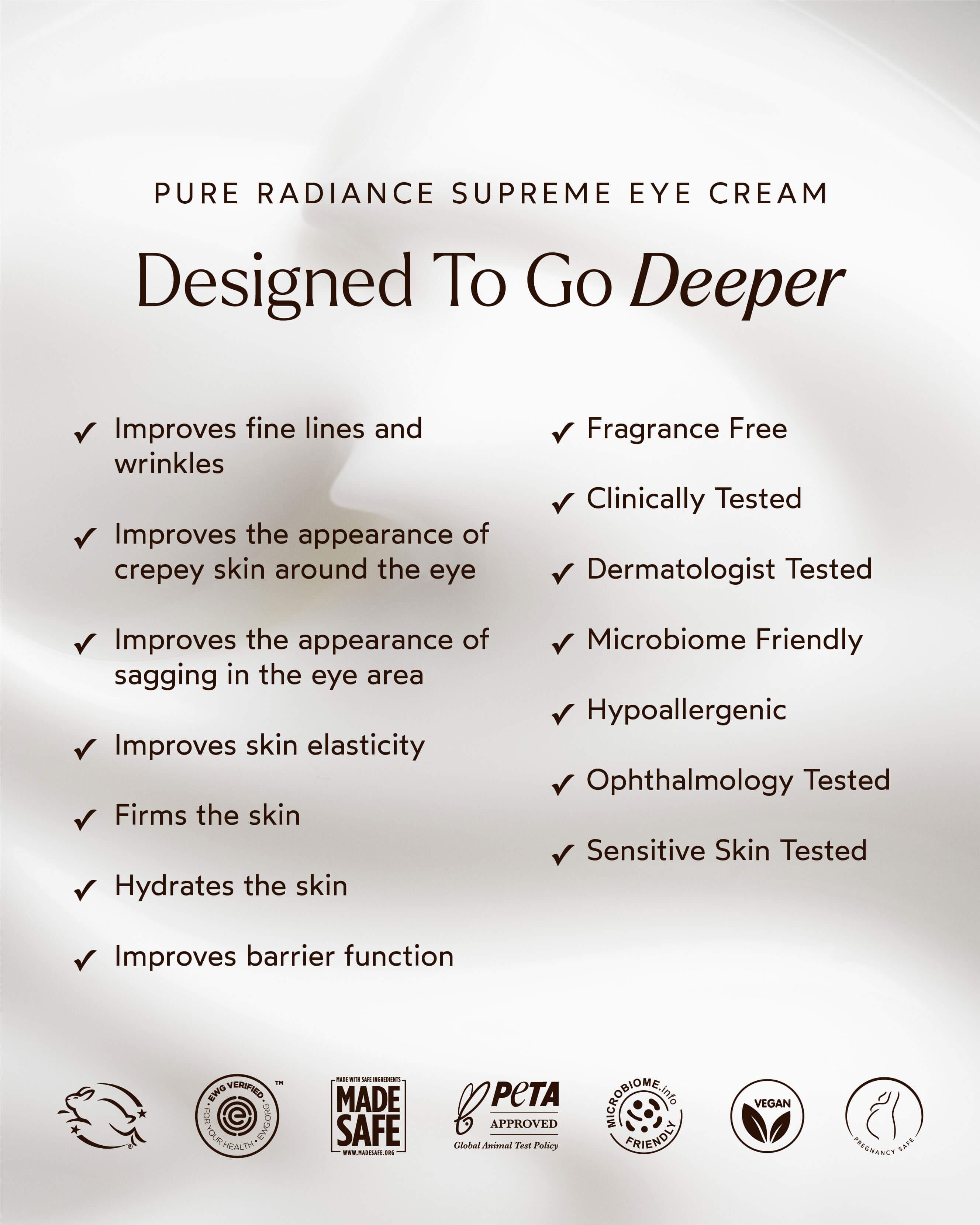 Pure Radiance Supreme Eye Cream