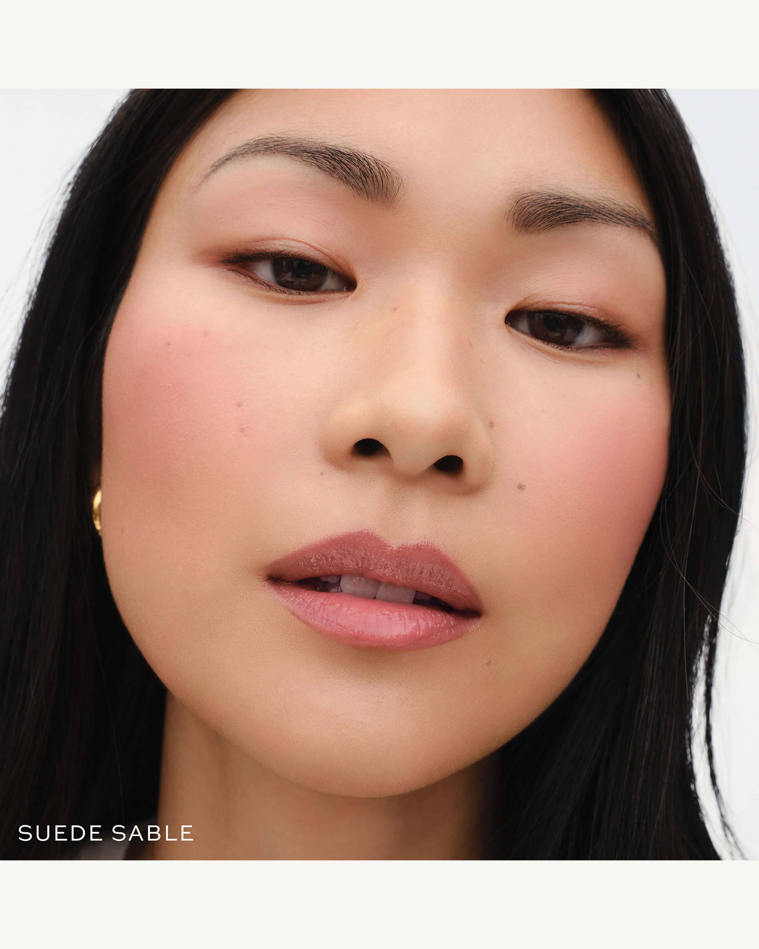Suede + Sable (warm tawny + warm rose)