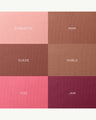 Coquette + Mimi (bright pinky peach + tawny beige)