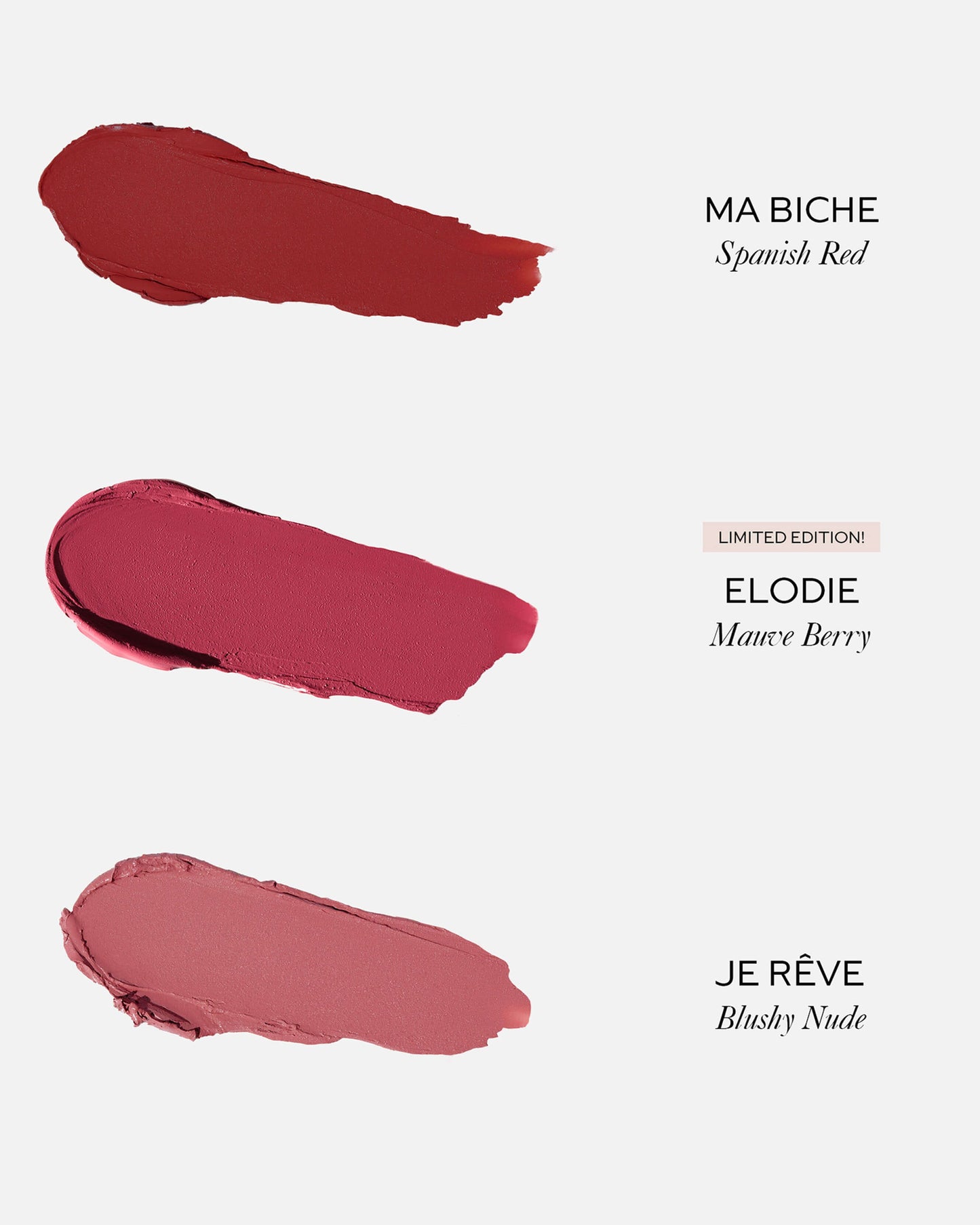 Petite Lip Suede Matte Lipstick Trio