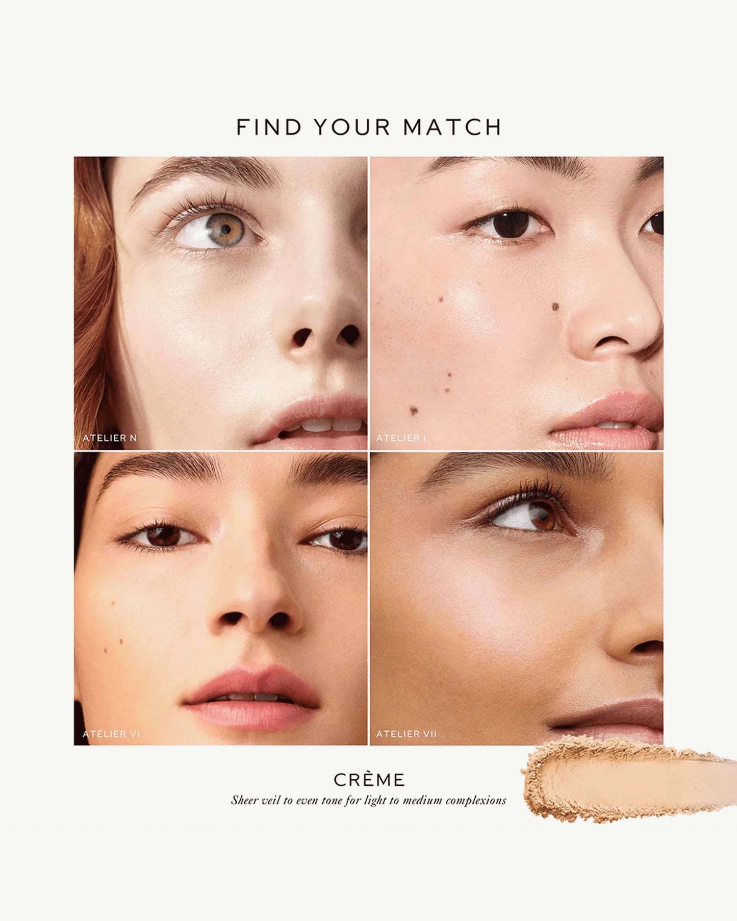 Crème (for light-medium complexions)