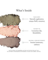 Rendez Vous (earthy green, peach, cool brown)