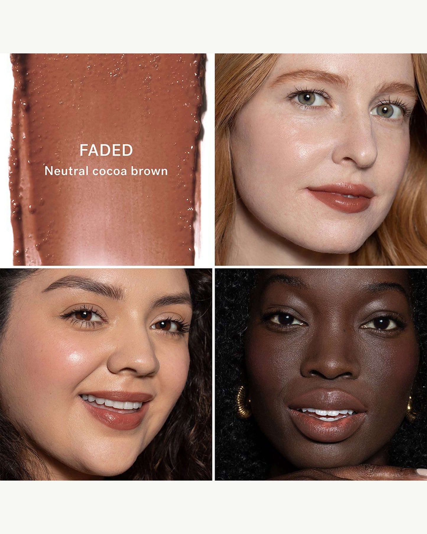 Faded (cocoa brown with netural undertones)