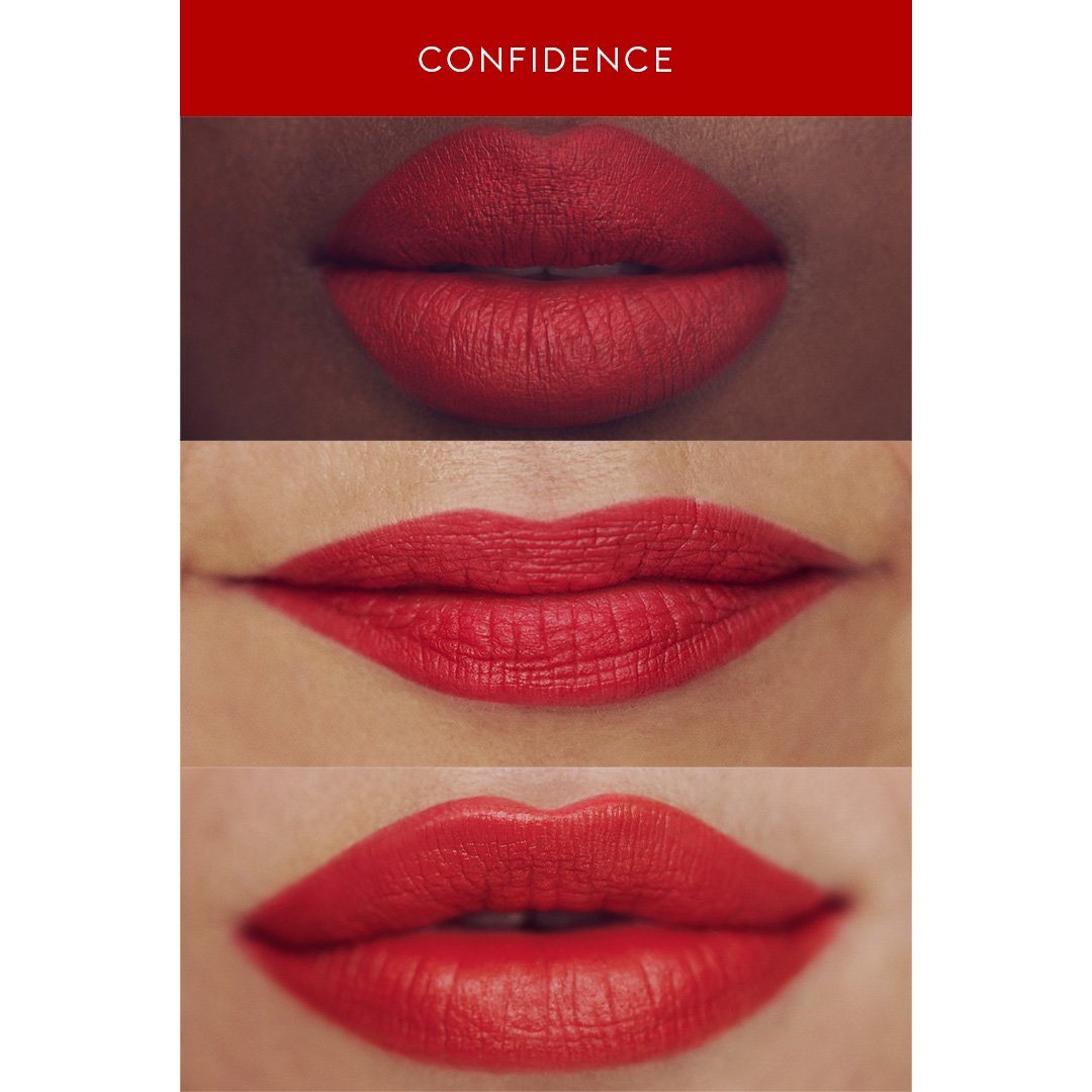 Confidence (warm poppy red)