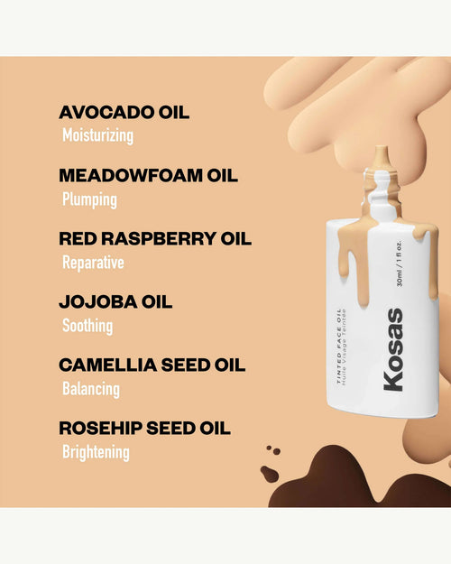 Kosas Tinted Face Oil Foundation Clean, Natural Face Makeup by Kosas