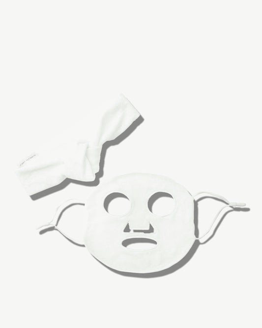Pure Luxury Organic Reusable Sheet Mask With Matching Spa Headband