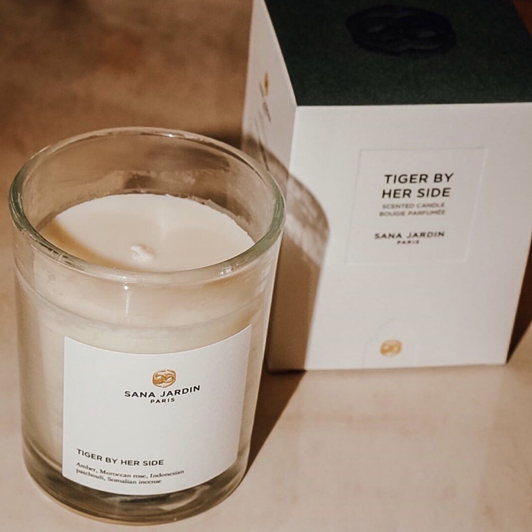 Tiger by Her Side Candle