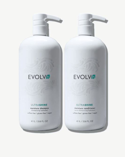 Ultrashine Moisture Shampoo & Conditioner 1L Duo