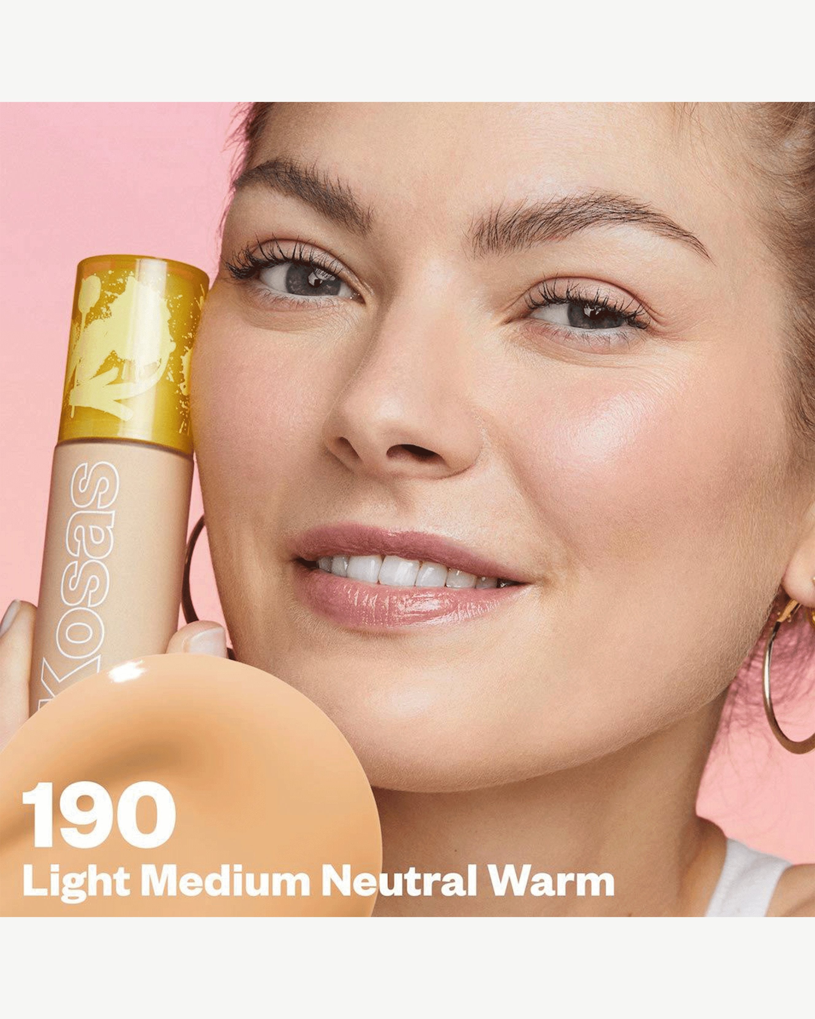 Light Medium Neutral Warm 190 (light medium with neutral yellow undertones)