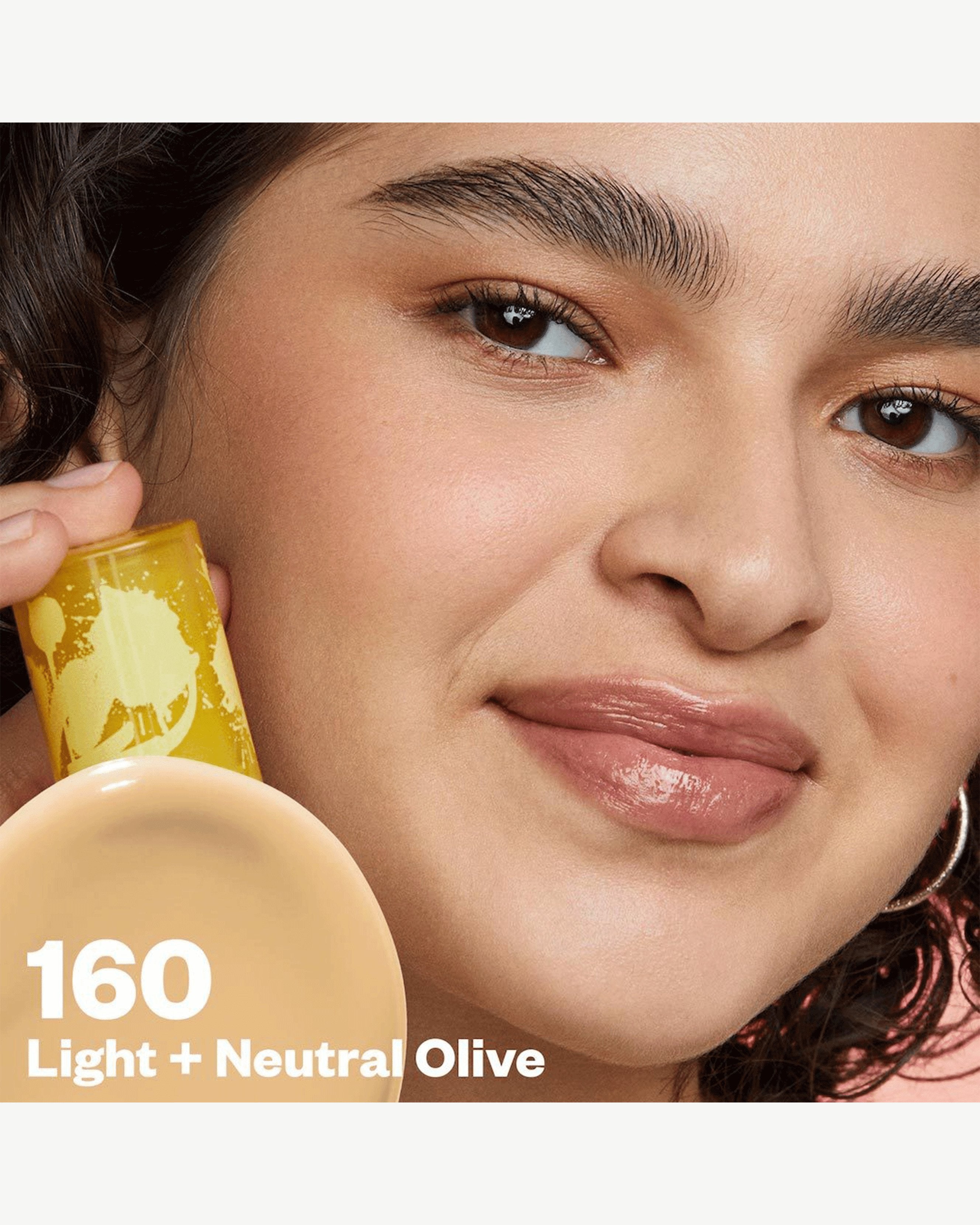 Light+ Neutral Olive 160 (light+ with neutral olive undertones)